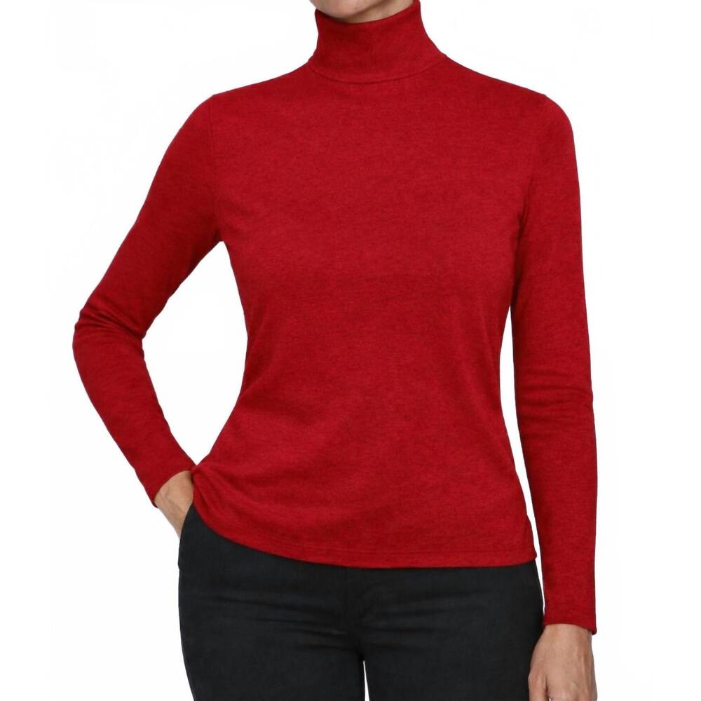 NEW E.L.I. the mara long sleeves top in red
